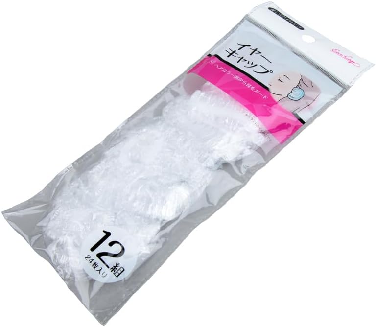 Ear Cap Set | 12 Pieces | White | Disposable Protective Ear Covers for Hygiene & Personal Care - Image 3